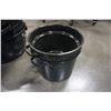 Image 11 : GRANITE WARE POTS AND WOOD DOLL CRIB