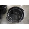 Image 12 : GRANITE WARE POTS AND WOOD DOLL CRIB
