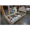 Image 2 : WHITE WOOD TWIN SIZE BED FRAME