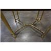 Image 4 : Glass insert square coffee table