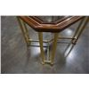 Image 8 : Glass insert square coffee table