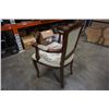 Image 7 : VINTAGE STUDDED ARMCHAIR