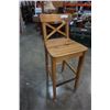 Image 8 : PAIR OF PINE BAR STOOLS