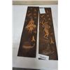 Image 1 : 2 VINTAGE COPPER HAMMERED PICTURES
