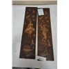 Image 2 : 2 VINTAGE COPPER HAMMERED PICTURES