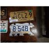 Image 2 : Vintage metal hood ornament with 2 yukon, NWT and bc license plates