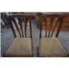 Image 13 : VINTAGE OAK DRAWLEAF DINING TABLE WITH 4 CHAIRS