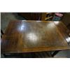 Image 4 : VINTAGE OAK DRAWLEAF DINING TABLE WITH 4 CHAIRS