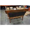 Image 7 : VINTAGE WOOD BENCH