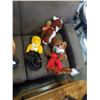 Image 1 : 2 VINTAGE PAJAMA CASES AND OTHER STUFFED ANIMAL