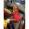 Image 7 : 2 VINTAGE PAJAMA CASES AND OTHER STUFFED ANIMAL