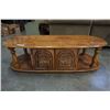 Image 2 : WOOD COFFEE TABLE WITH STORAGE