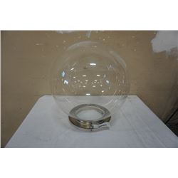 LARGE GLASS DOME 17 INCH TALL