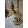 Image 3 : VINTAGED LEADED GLASS PELICAN LAMP