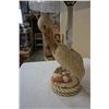Image 4 : VINTAGED LEADED GLASS PELICAN LAMP