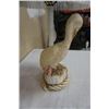 Image 5 : VINTAGED LEADED GLASS PELICAN LAMP