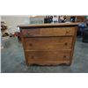 Image 2 : ANTIQUE 3 DRAWER DRESSER