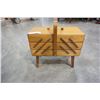 Image 1 : VINTAGE SEWING BOX W/ CONTENTS
