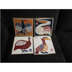 4 AFRICAN HAND PRINT MSASA COLLECTION