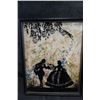 Image 2 : DECORATIVE MIRROR AND 3 SILHOUETTE PICTURES