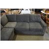 Image 2 : LARGE GREY UPHOLSTERED HIDE A BED SECTIONAL PILLOWBACK