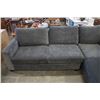 Image 3 : LARGE GREY UPHOLSTERED HIDE A BED SECTIONAL PILLOWBACK