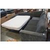 Image 8 : LARGE GREY UPHOLSTERED HIDE A BED SECTIONAL PILLOWBACK