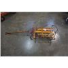 Image 1 : HAPPI-YIME VINTAGE WOODEN SLED WITH RAILINGS