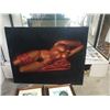 Image 4 : VINTAGE NUDE VELVET PAINTING AND 2 LAMY YOUTH PRINTS