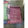 Image 3 : STRIPED AREA CARPET AND PINK AREA CARPET