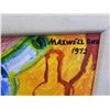 Image 3 : Oil on board "The bottle problem" signed maxwell bates 1972