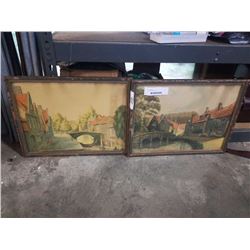 2 VINTAGE PAINTINGS