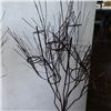 Image 3 : 2 decorative metal tree candle holders