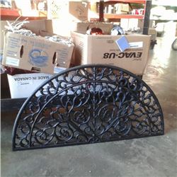 Cast iron semi circle grate