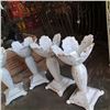 Image 3 : Lot of 4 heavy metal flower pedal stands