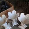 Image 4 : Lot of 4 heavy metal flower pedal stands