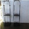 Image 2 : 2 decorative metal; toilet paper holders