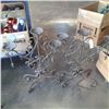 Image 1 : 2 decorative metal candlestands