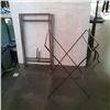 Image 1 : 4 folding metal luggage stands
