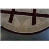 Image 3 : HAND MADE IN INDIA 100% WOOL AREA CARPET 6FT 10 IN DIAMETER - RETAIL $1681