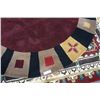 Image 3 : HAND MADE IN INDIA 100% WOOL AREA CARPET 7FT DIAMETER - RETAIL $1484