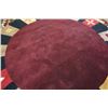 Image 4 : HAND MADE IN INDIA 100% WOOL AREA CARPET 7FT DIAMETER - RETAIL $1484