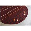 Image 3 : HAND MADE IN INDIA 100% WOOL AREA CARPET 7FT DIAMETER - RETAIL $1484