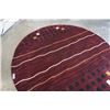 Image 4 : HAND MADE IN INDIA 100% WOOL AREA CARPET 7FT DIAMETER - RETAIL $1484
