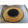 Image 2 : HAND MADE IN INDIA 100% WOOL AREA CARPET 7FT DIAMETER - RETAIL $1764