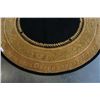 Image 3 : HAND MADE IN INDIA 100% WOOL AREA CARPET 7FT DIAMETER - RETAIL $1764