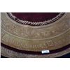 Image 2 : HAND MADE IN INDIA 100% WOOL AREA CARPET 7FT DIAMETER - RETAIL $1764