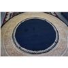 Image 3 : HAND MADE IN INDIA 100% WOOL AREA CARPET 7FT 11IN DIAMETER  - RETAIL $1880