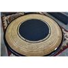 Image 2 : HAND MADE IN INDIA 100% WOOL AREA CARPET 7FT 11IN DIAMETER  - RETAIL $1880