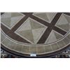 Image 2 : HAND MADE IN INDIA 100% WOOL AREA CARPET 8FT DIAMETER - RETAIL $1939